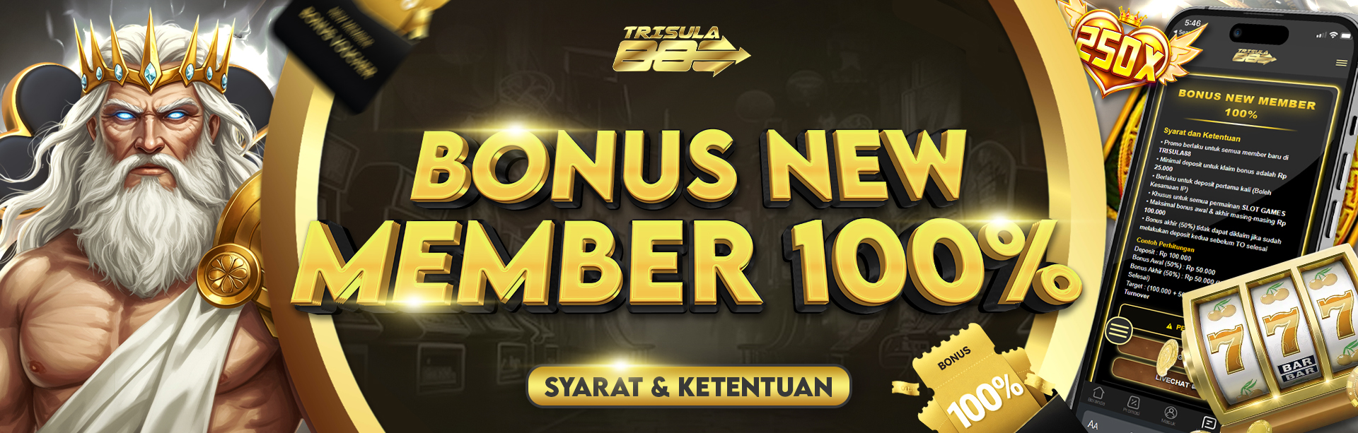 BONUS NEW MEMBER SLOT GACOR TW88